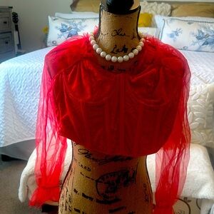 Shein Bae off shoulder lace top